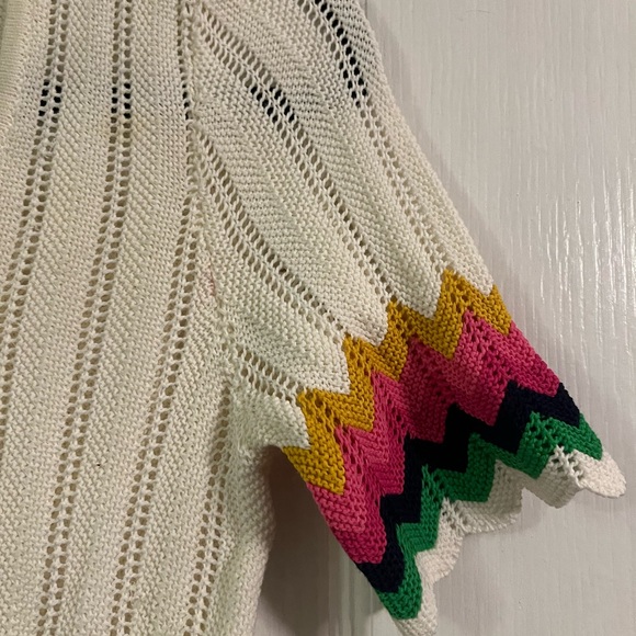 Trina Turk White Knit Sweater - Picture 3 of 5